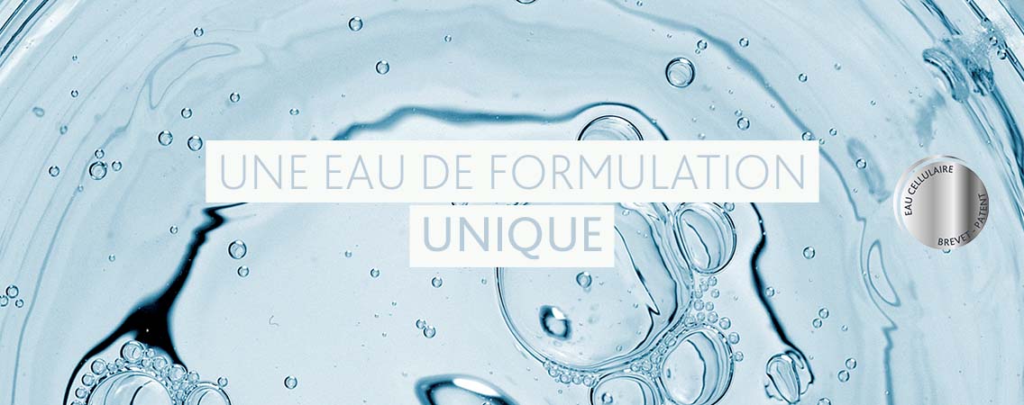 une eau de formulation unique