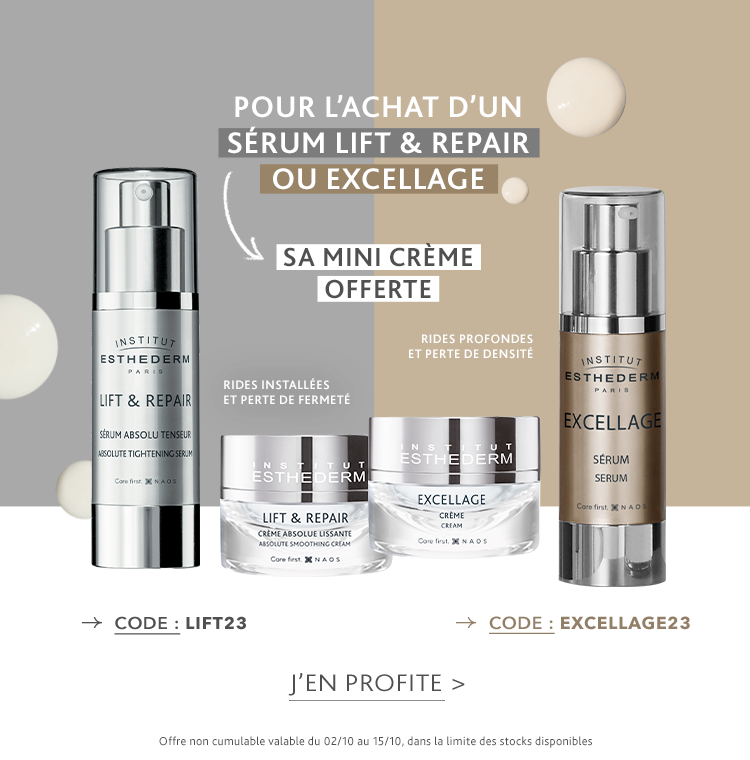 Offre sérum Excellage et Lift & Repair 